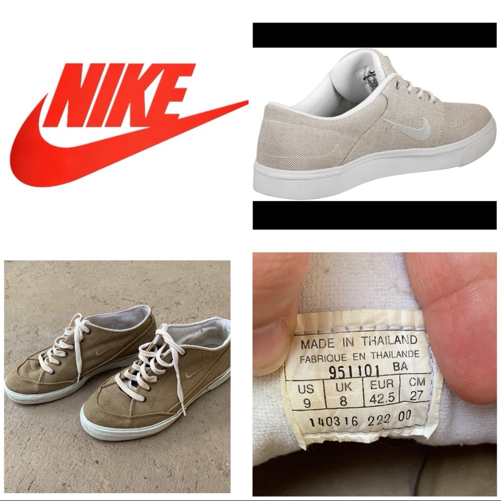 Nike Portmore Canvas Sneakers Loafers Flats Shoes